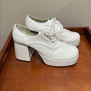 Fantasma Men’s Platform Shoes White, XL (14-15)